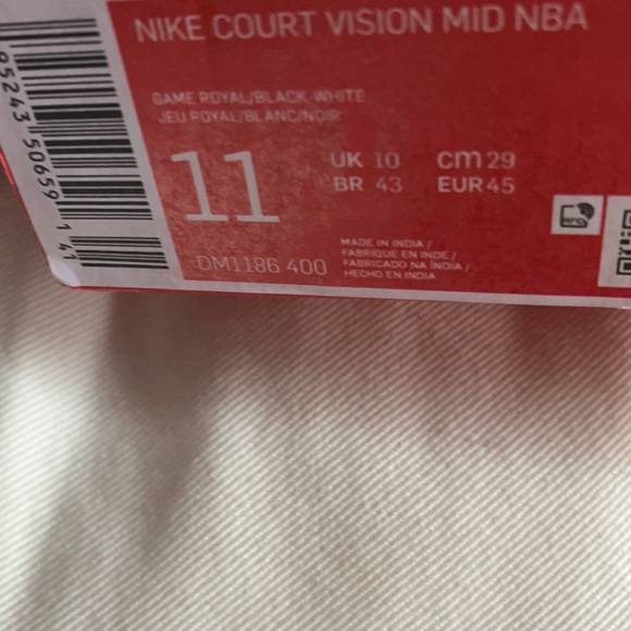 Nike court vision mid brand new royal blue - Picture 2 of 3